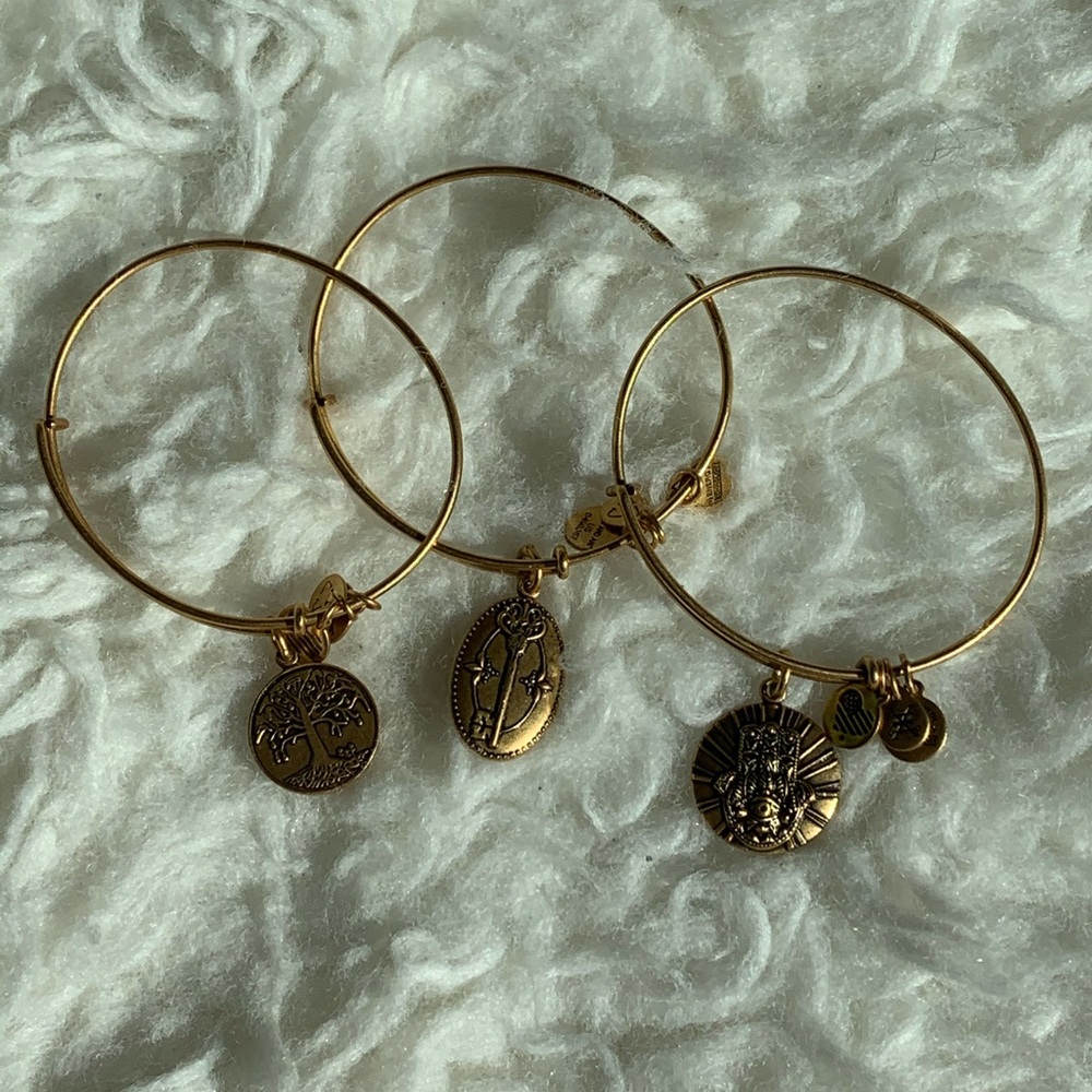 3 Alex & Ani bracelets (sold separately)